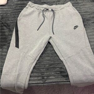 Nike Light Gray Sweatpants with Black Accents